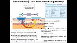 Basics of Iontophoresis  Example Calculations [upl. by Hardner226]