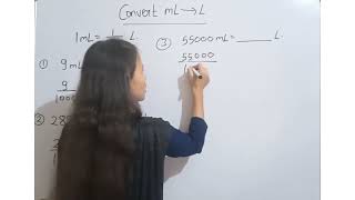 mL to L How to Convert Milliliter to Liter [upl. by Fawcett]