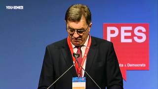 Algirdas Butkevičius speech  PES Congress [upl. by Rossner]