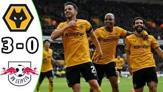 Wolves vs RB Leipzig 30 Highlights  Club Friendlies Match 2024 eFootball Gameplay [upl. by Chadbourne]