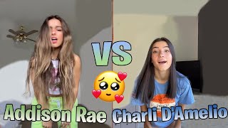 Charli Damelio VS Addison Rae 2  TikTok Compilation [upl. by Hguh]