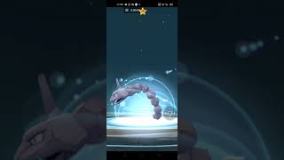 evolving my onix into steelix in pokemon go [upl. by Ilajna]