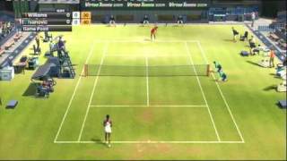 VIRTUA TENNIS 2009 PS3 VENUS WILLIAMS vs ANA IVANOVIC [upl. by Archle]