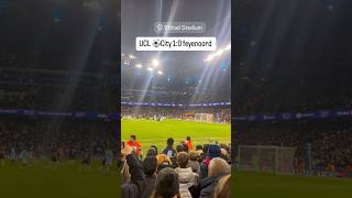 Haaland Goal Manchester City vs Feyenoord haaland mancity feyenoord championsleague shortsfeed [upl. by Brightman]