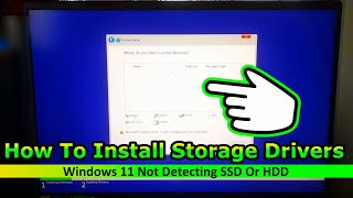 How To Install Storage Drivers – Windows 11 Not Detecting SSD or HDD [upl. by Olzsal]