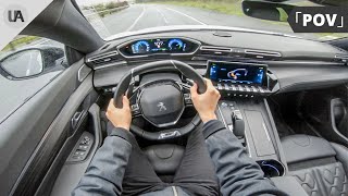 2020 PEUGEOT 508 SW HYBRID PLUGIN 225 HP eEAT8  4K POV TEST DRIVE [upl. by Publea530]