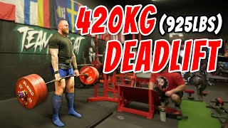 420KG925LBS DEADLIFT Arnold prep 5 [upl. by Ecienahs]