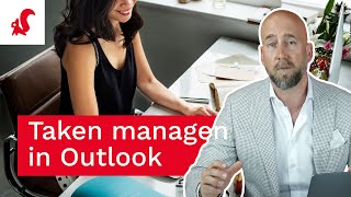 Werken met taken in Outlook  Praktische tips  Tijdwinstcom [upl. by Nomled]