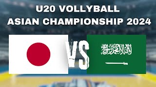 🔴LIVE SCORE JEPANG VS ARAB SAUDI  Volleyball Championship 2024 Asian U20 [upl. by Eberta]