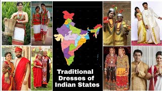 Traditional Dresses of Indian States  Indian 29 States Traditional Dressing Style  Indian Costumes [upl. by Isaacson]