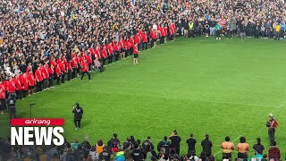 New Zealand takes world record for largest haka [upl. by Bobker]