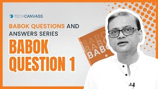 CBAP Practice Question  1  BABOK Questions  Techcanvass [upl. by Airetnohs]