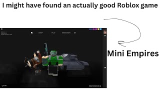 I found an actually good Roblox game [upl. by Carisa]