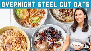 Overnight Steel Cut Oatmeal  Easy Method [upl. by Darbie]