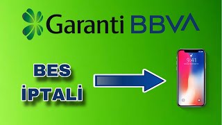 Garanti Bankası Bireysel Emeklilik İptali  Bes İptali Nasıl Yapılır Mobil [upl. by Priscilla]