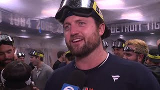 Casey Mize living in the moment after Detroit Tiger clinch playoffs spot [upl. by Jean-Claude]