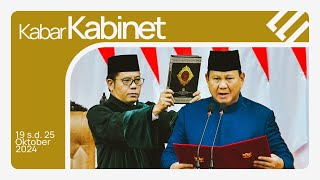 PELANTIKAN PRESIDEN PRABOWO SUBIANTO amp WAPRES GIBRAN RAKABUMING  KABAR KABINET 19 SD 25 OKT 2024 [upl. by Yniattirb289]