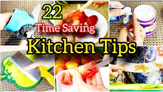 22Daily TIME Saving Kitchen Tips✅️For Homemakers  Kitchen CleaningampOrganization Tips  WomeniaATF [upl. by Rfinnej]