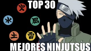 30 MEJORES NINJUTSUS DE NARUTO  Loquendo [upl. by Assyram966]