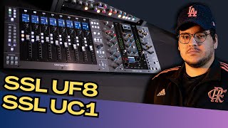 MIXAR COM CONTROLADORAS MELHORA O SOM SSL UC1 E UF8 [upl. by Marigolde]