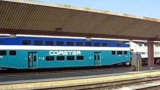 Metrolink 212 with Coaster cars arrives into Union Station [upl. by Terrye]