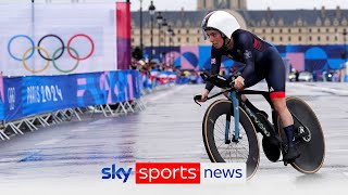 Team GBs Anna Henderson wins silver medal in the womens individual timetrial [upl. by Halika758]