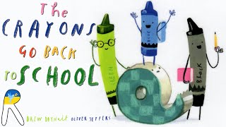 🖍️The Crayons Go Back to School  Animated Read Aloud Book with Messy Craft at the End [upl. by Notle42]