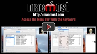 Access the Menu Bar With the Keyboard 1328 [upl. by Ydnyl]