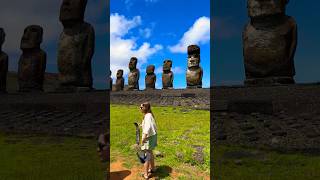 MOST VISITED PLACE ON EASTER ISLAND 😍 shorts easterisland rapanui chile archeology [upl. by Vaas]