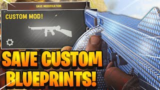 VANGUARD How to Create quotCUSTOM BLUEPRINTSquot In the GUNSMITH How to Save Custom BlueprintsMods [upl. by Pasho]