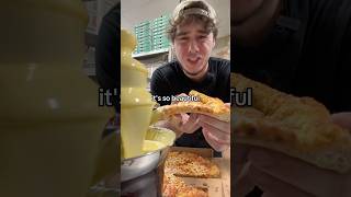 Making a GARLIC SAUCE FOUNTAIN pizza food trending youtube youtubeshorts funny cooking [upl. by Lashond690]