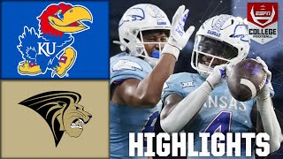 Lindenwood Lions vs Kansas Jayhawks  Full Game Highlights  ESPN College Football [upl. by Gschu]