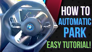 How to Use BMWs AUTOMATIC Parking I Parking Assistant I Self Parking  EASY TUTORIAL [upl. by Witherspoon]