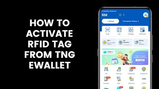 How To Activate The Touch N Go RFID Tag In The TNG eWallet App [upl. by Roddy]