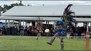 Aztec Dancers at the 2024 Nanticoke Lenni Lenape Pow Wow [upl. by Bertine]