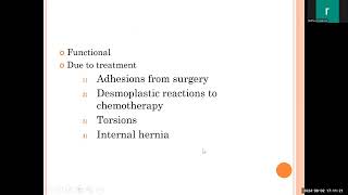 TIPSECHO Season 164 FCPM 35 Session 12Gastrointestinal Symptoms Part 2Dr Sreedevi Warrier [upl. by Teagan]