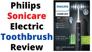 Philips Sonicare HX 642334 Protectiveclean 5300 Rechargeable Electric Toothbrush Black Review [upl. by Asilrak]