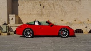 2014 Porsche 911 TARGA 4S first TEST drive MAXreportage et AutoMoto [upl. by Endys]