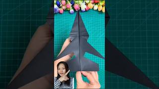 How to make super jet paper airplane that fly over 100 feetshorts trending [upl. by Lindsey]