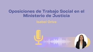 Oposiciones de Trabajo Social en el Ministerio de Justicia [upl. by Kristy]