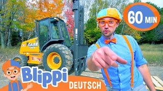 Blippi Deutsch  Blippi fährt Gabelstapler  Abenteuer und Videos für Kinder [upl. by Mylan]