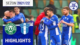 Warta Poznań  Wisła Płock 12  SKRÓT  Ekstraklasa 202122  15 Kolejka [upl. by Ardnaiek]