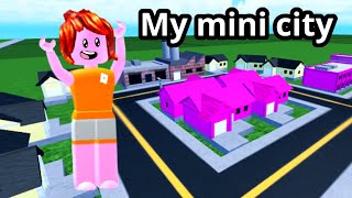 Roblox mini cities 2… [upl. by Nehemiah]