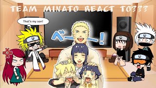 Kushina with Team Minato reacts to  NaruHina [upl. by Sylvanus241]