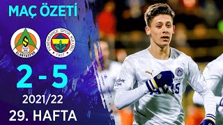 Aytemiz Alanyaspor 25 Fenerbahçe MAÇ ÖZETİ  29 Hafta  202122 [upl. by Araiet]