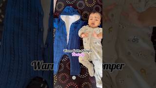 Woollen Romper Warm Winter Romper Baby jumpsuit Cute Baby find Firstcryindia Babyhug [upl. by Nnayelhsa]