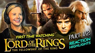 Mia journeys to LORD OF THE RINGS FELLOWSHIP OF THE RING Extended PART 1 2001 Movie Reaction [upl. by Nancee]