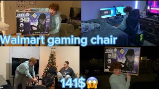 WALMART GAMING CHAIR REVIEW Walmart gamer gear gaming chair [upl. by Oetam]