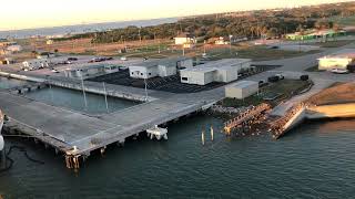 Leaving the cruise port in port Canaveral cruise terminal 3 carnival glory 2024 [upl. by Hurlow]