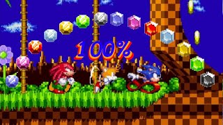 TAS EPILEPSY WARNING Sonic Classic Heroes quot100quot as Team Sonic in 455493 Current WR [upl. by Lancelot]